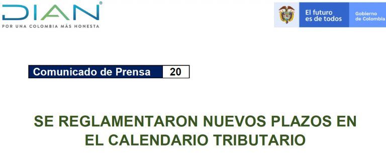 comunicado prensa 20 DIAN 17marzo2020