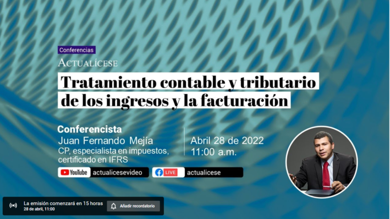 Tratamiento contable y tributario de los ingresos y la facturación 4 ingresos