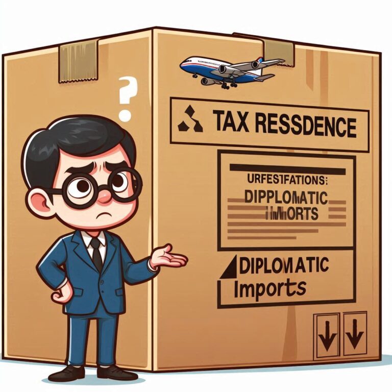 Concepto 528 de 9-07-2024: Residencia fiscal en Importaciones diplomáticos 9 Designer 20