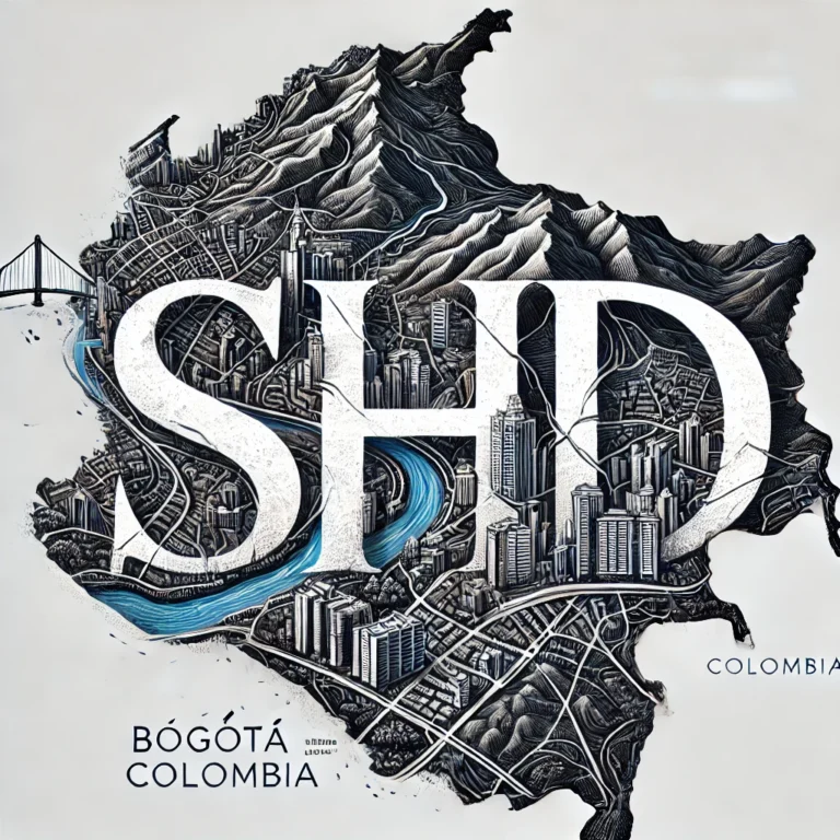 Decreto 364 de 23-10 -2024: SHD, categorización fiscal 2025 2 DALL·E 2024 11 14 12.35.21 Create a detailed illustrated map of the city of Bogota Colombia with prominent artistic letters SHD integrated into the design. The map should